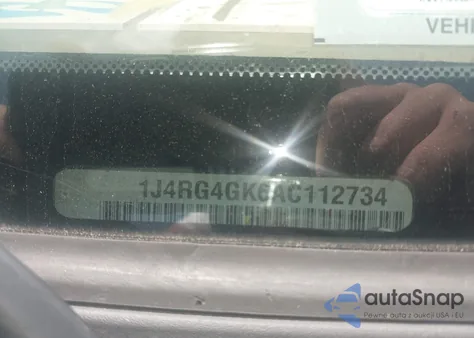 2010 Jeep Commander Sport z USA, uszkodzony, nr VIN 1J4RG4GK6AC112734